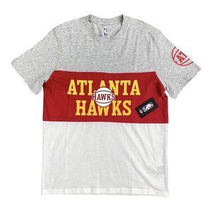 Atlanta‎ Hawks NBA T-Shirt Mens L Heather Gray Red Slice & Dice Tee NWT - Read
